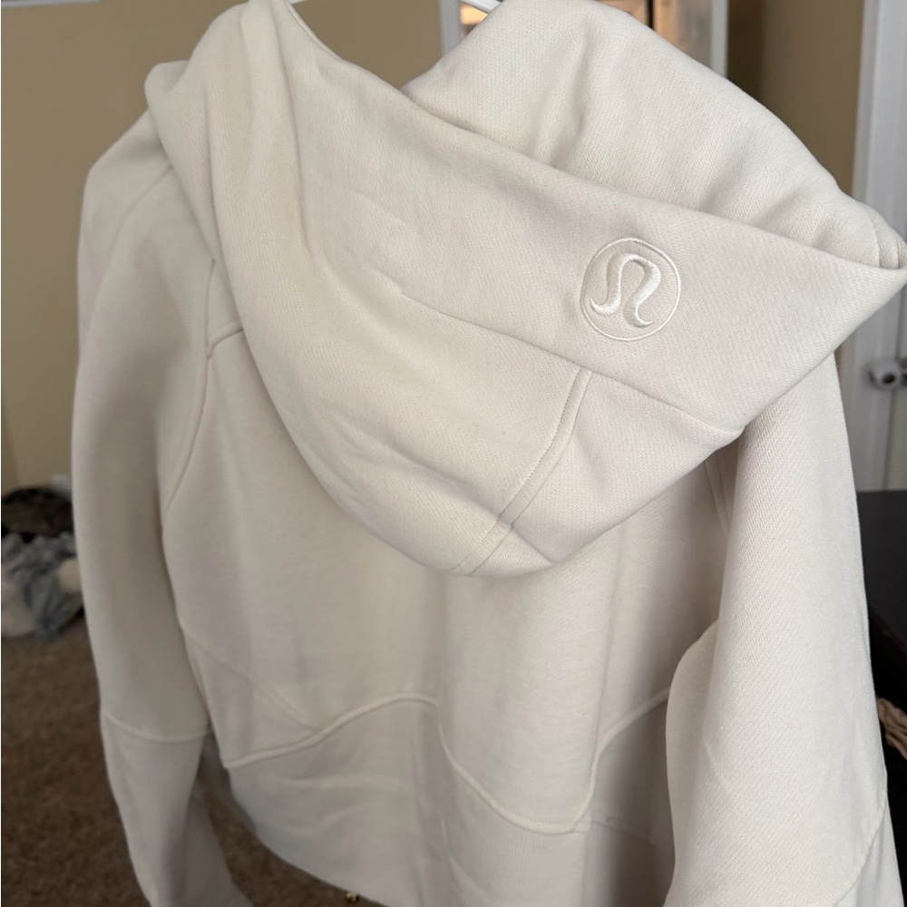 lululemon athletica Cream Hoodie Jacket